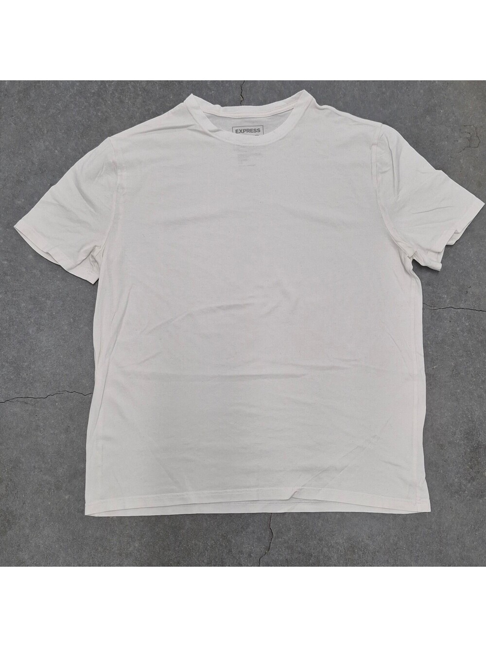 Express Plain White T Shirt